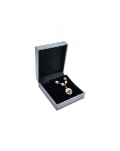 SILVER/BLACK EAR/PENDANT BOX