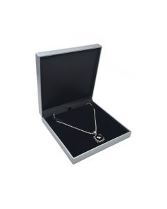SILVER/BLACK NECKLACE BOX