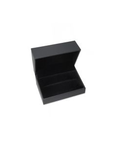 DELUXE MATTE BLACK DOUBLE RING BOX