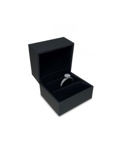 DELUXE MATTE BLACK RING BOX