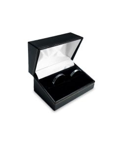 BLACK DOUBLE RING BOX