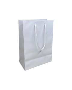 4.75" X 6.75" GLOSSY WHITE BAG (20)