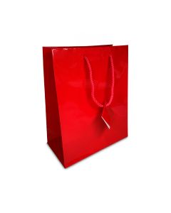 8" X 10" GLOSSY RED BAG (20)