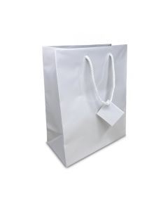 8" X 10" GLOSSY WHITE BAG (20)