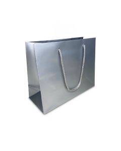 9'' X 7'' MATTE SILVER TOTE BAG (10)