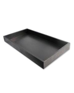 1.5 BLACK PLASTIC UTILITY TRAY