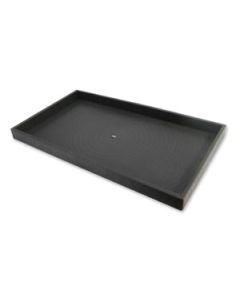 1" BLACK PLASTIC UTILITY TRAY