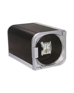 SILVER/BLK SINGLE WATCH WINDER